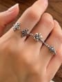 thumb 925 Sterling Silver Cross Vintage Band Ring 1