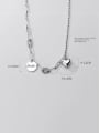 thumb 925 Sterling Silver retro geometric chain round brand Pendant Necklace 3