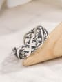thumb 925 Sterling Silver Locket Vintage Weave Twist Band Ring 3