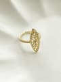 thumb Sterling Silver Gold Plated lace ring 0
