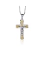 thumb Titanium Cross Minimalist Regligious Necklace 0