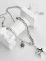 thumb Vintage Sterling Silver With Platinum Plated Vintage Star Necklaces 0