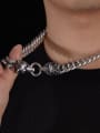 thumb Stainless steel Wolf Vintage Necklace 2