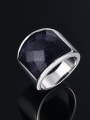 thumb Stainless steel Acrylic Geometric Vintage Band Ring 2