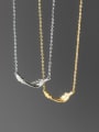 thumb 925 Sterling Silver Wheatear Minimalist Necklace 0