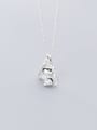 thumb 925 Sterling Silver  Cute Mouse Pendant Necklace 2