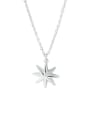 thumb 925 Sterling Silver Minimalist Smooth Star Pendant Necklace 1