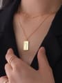 thumb 925 Sterling Silver Rectangle Queen Necklace  Necklace 1