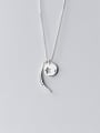 thumb 925 Sterling Silver Star Moon  Minimalist Pendant Necklace 2