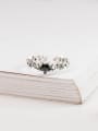 thumb 925 Sterling Silver Cubic Zirconia Star Vintage Band Ring 1