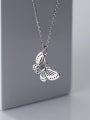 thumb 925 Sterling Silver Butterfly Vintage  Pendant  Necklace 0
