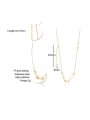 thumb Stainless Steel Star Minimalist Long Strand Necklace 4
