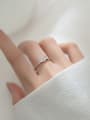 thumb 925 Sterling Silver Leaf Cute Band Ring 2