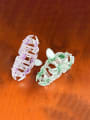 thumb Alloy Resin  Minimalist Flower  Multi Color Jaw Hair Claw 1