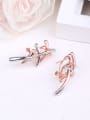 thumb Alloy Fashion two-color cross two-piece set 2