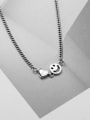 thumb 925 Sterling Silver Face Vintage Necklace 3
