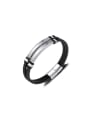 thumb Stainless steel Weave Hip Hop Set Bangle 0