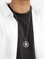 thumb Stainless steel Chain Alloy PendantGeometric Hip Hop Long Strand Necklace 1