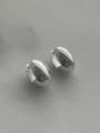 thumb 925 Sterling Silver Geometric Vintage Stud Earring 0