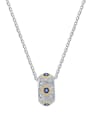 thumb 925 Sterling Silver Cubic Zirconia Geometric Vintage Necklace 4