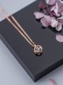 thumb 925 Sterling Silver Cubic Zirconia Round  Necklace 3