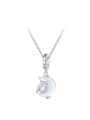 thumb 925 Sterling Silver Moon Cute Necklace 0