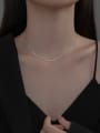 thumb 925 Sterling Silver Geometric Minimalist  Chain Necklace 1