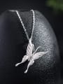 thumb 925 Sterling Silver Butterfly Artisan Necklace 1