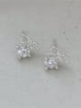 thumb 925 Sterling Silver Cubic Zirconia Bowknot Vintage Stud Earring 3