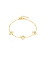 thumb Titanium Steel Shell Butterfly Minimalist Link Bracelet 0