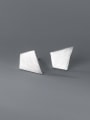 thumb 925 Sterling Silver Geometric Minimalist Stud Earring 2