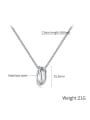 thumb Stainless steel Geometric Minimalist Necklace 2