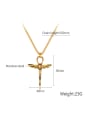 thumb Stainless steel Dragonfly Vintage Regligious Necklace 3