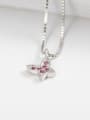 thumb 925 Sterling Silver Rhinestone  Minimalist Butterfly Pendant Necklace 3