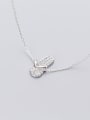 thumb 925 Sterling Silver With Platinum Plated Fashion Irregular Necklaces 1