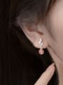 thumb 925 Sterling Silver Resin Irregular Cute Drop Earring 2