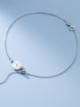 thumb 925 Sterling Silver Resin Flower Minimalist  Anklet 0