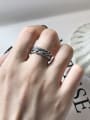thumb 925 Sterling Silver Vintage Twist Band Ring 1