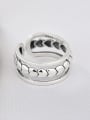 thumb 925 Sterling Silver Smooth Heart Vintage Stackable Ring 3