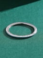 thumb 925 Sterling Silver Enamel Round Minimalist Band Ring 2
