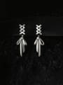 thumb 925 Sterling Silver Bowknot Vintage Drop Earring 0