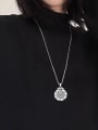 thumb Stainless steel  Chain Alloy Geometric  Pendant  Hip Hop Long Strand Necklace 1