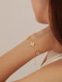 thumb Titanium Steel Shell Butterfly Minimalist Link Bracelet 1