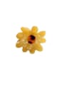 thumb Cellulose Acetate Cute Flower Alloy Jaw Hair Claw 3