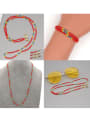 thumb Stainless steel MGB Bead Multi Color Bohemia Necklace 3