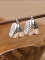 thumb 925 Sterling Silver Double Arc Vintage Stud Earring 2