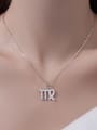 thumb 925 Sterling Silver Cubic Zirconia Constellation Dainty Necklace 1