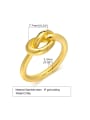 thumb Stainless steel Geometric Knot Vintage Band Ring 3