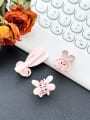 thumb Cute Rabbit Alloy Resin Multi Color Jaw Hair Claw 1