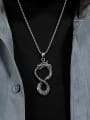 thumb Titanium Steel Dragon Hip Hop Geometric Pendant  Man Necklace 1